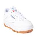 Womens Reebok Club C Extra Athletic Shoe - White / Gum | Journeys