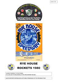 Image result for Rye House Rockets Speedway Club