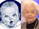 The original Gerber baby, Ann Turner Cook, in a 1927 sketch and