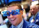 Trader Peter Frank Masiello wears "2012" glasses as he works on the main ... - 00016c42b36b1068aeb310