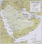 Map of Saudia Arabia
