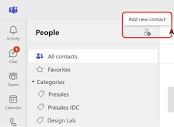 Manage your contacts with the People App in Teams - Microsoft Support