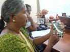 Saroja Devi from Uppumaveli, Mullativu, pointing out her son Leon Roxy from ... - TH15_SAROJA_DEVI_1084759f