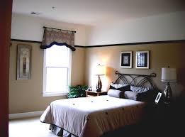 White Mixed Light Brown Color Bedroom Furnishing Combined With ...