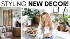 STYLING *NEW* DECOR || HOME DECORATING IDEAS || INTERIOR ...