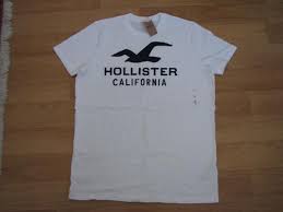 Camiseta Hollister corbranca