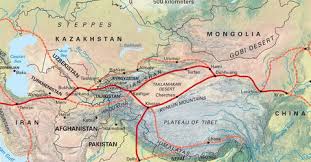 Image result for silk road map