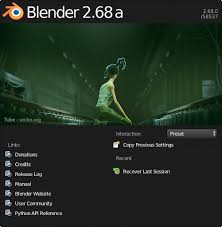 Image result for blender 2.72 splash screenshot