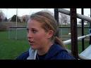 talks to reports after the Nittany Lions' doubleheader split with Minnesota