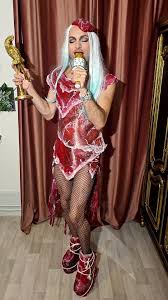 Image result for lady gaga meat dress