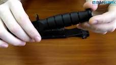 Нож Ka Bar Short Black USMC 1256 - YouTube