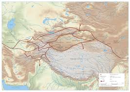 Image result for silk road map