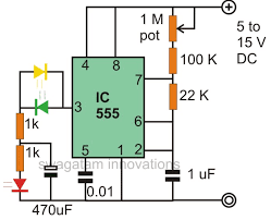 Image result for fade led 555 circuit