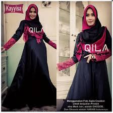 15 Aneka Gambar Baju Muslim Gamis Terbaru 2015