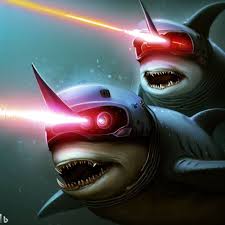 Image result for sharks lasers