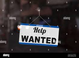 Image result for help wanted sign window