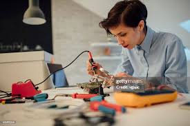 Image result for woman soldering