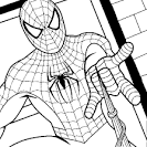 Spider coloring page
