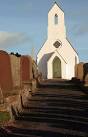 The cemetery chapel is in classic Manx style; designed by Thomas Jefferson - via Daymix