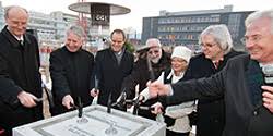 Dr. Dirk Dubbers, der Rektor der Ruperto Carola und der Heidelberger Oberbürgermeister, Dr. h.c. Klaus Tschira, Annette Ipach-Öhmann, Prof.