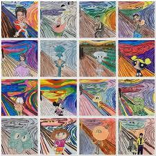 Image result for "the scream" parody