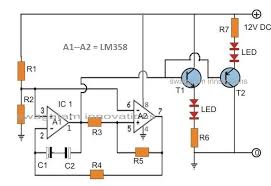 Image result for fade led 555 circuit