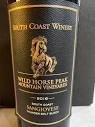 2016 South Coast Winery Sangiovese Wild Horse Peak Mountain ...