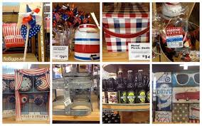 The Americana decor is up!