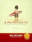 SURFER" Print Ad for Dewar's Scotch Whisky by Avrett Free Ginsberg