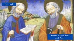 Image result for Saints Marcellinus and Peter