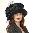 ... Louise Green black profile top hat ... - 7035kyv_blk