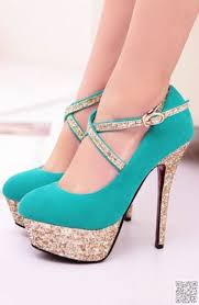 4. #Strappy High Heel - 39 of the Best Looking #Turquoise #Shoes ...