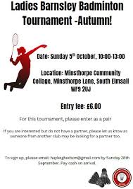 Image result for Minsthorpe Badminton Club