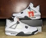 Size 9 - Jordan 4 Retro OG Mid White Cement for sale online | eBay