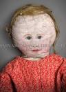 Pink Dress Painted Doll