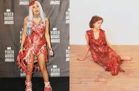 Image result for lady gaga meat dress