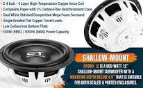Amazon.com: CT Sounds Hydro 12” Dual 2-Ohm 1000-Watt Shallow Mount ...