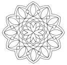 Circle coloring page