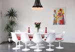 House Tour <b>Fantastic</b> Dining Room Swan <b>Chairs</b> Pop <b>Art</b> | Trend <b>...</b>