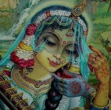 jaya radhe jaya hari-priye, sri-radhe sukha dhama. “All glories to that Person who stands in a beautiful three-fold stance! - Radha123