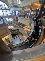 Image result for spiral escalator
