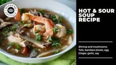 HOT AND SOUR SOUP RECIPE - YouTube