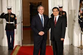 Image result for Hu Jintao zapatero