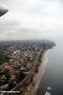 Photo: Aerial view of beach in Libreville, Gabon