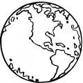 World coloring page
