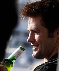 Richie beer std. Kent Blechynden/Dominion Post. BEER AND SPORT: Crusader Richie McCaw enjoys a beer at a social function. Opinion poll - 8334557