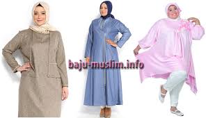 Tips Memilih Baju Muslim dan Kebaya Muslim Untuk Orang Gemuk ...