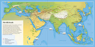 Image result for silk road map
