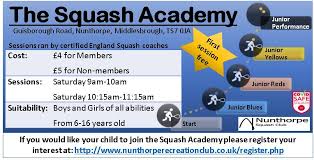 Image result for Nunthorpe Squash Club