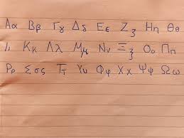 Image result for greek alphabet